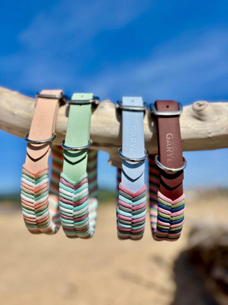Collar Abraza — accesorio para perro hecho a mano | Garylon